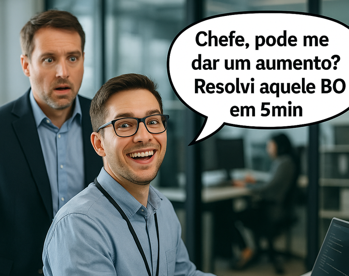 tecnico feliz por resolve problema de deploy de wallpaper com endpoint central